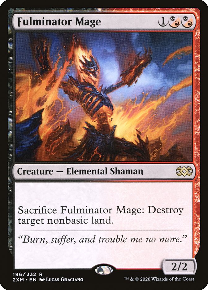 Fulminator Mage (Double Masters #196)