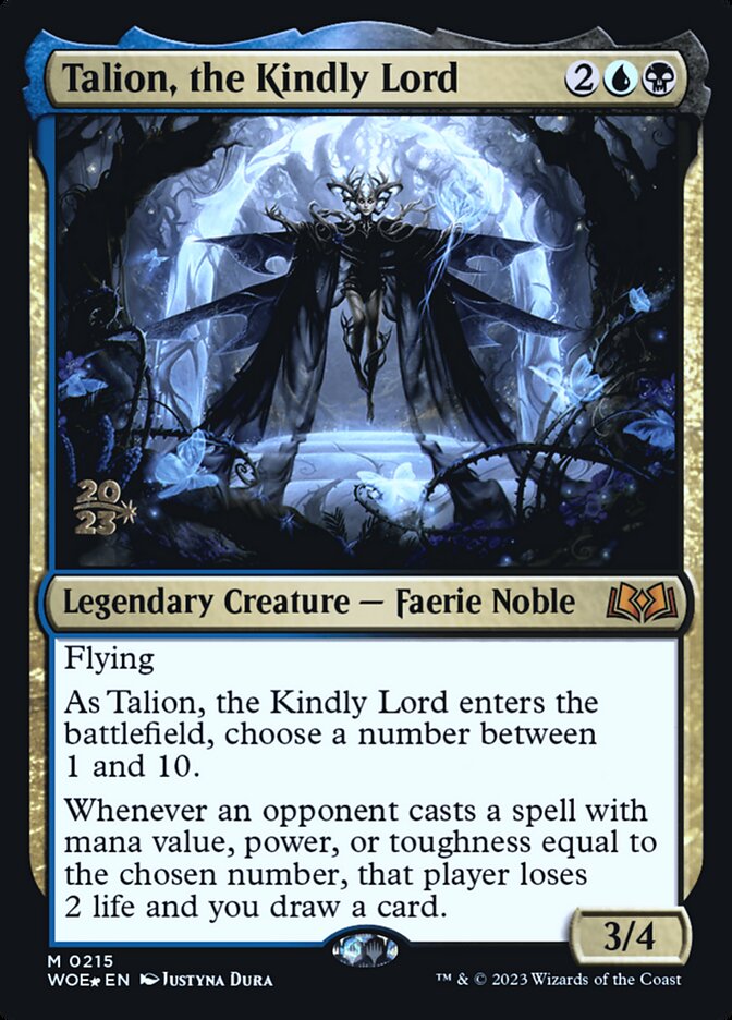 Talion, the Kindly Lord (Wilds of Eldraine Promos #215s)