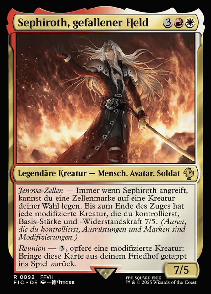 Sephiroth, gefallener Held