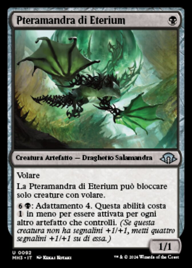 Etherium Pteramander (Modern Horizons 3 #92)