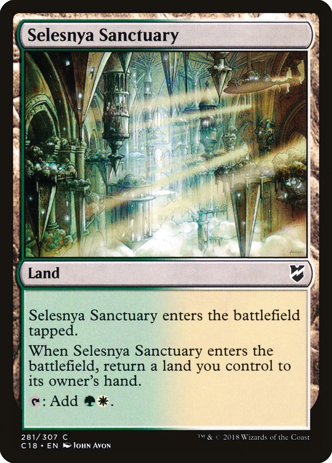 Selesnya Sanctuary (Commander 2018 #281)