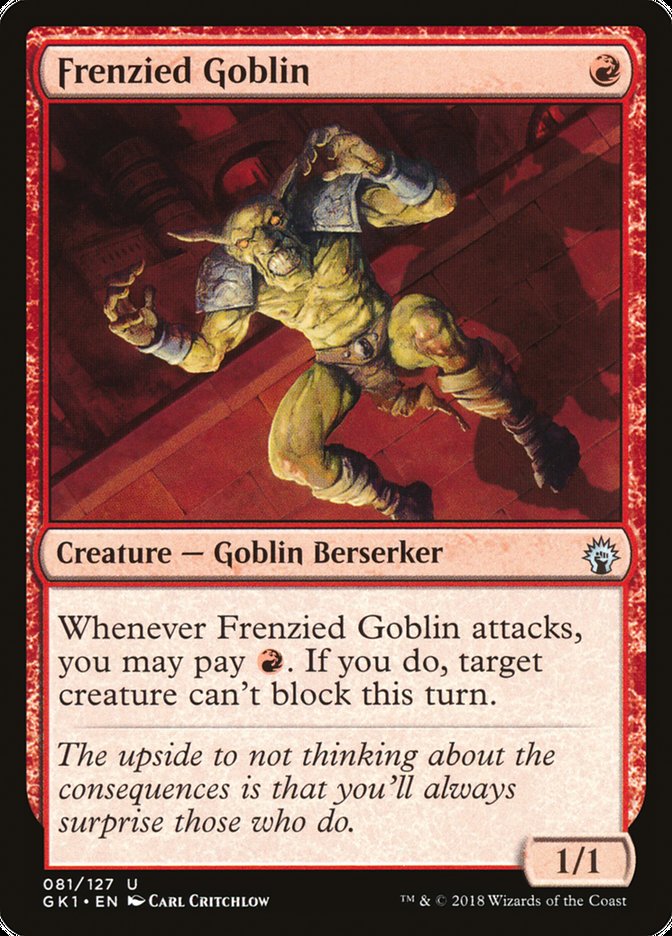Frenzied Goblin (GRN Guild Kit #81)