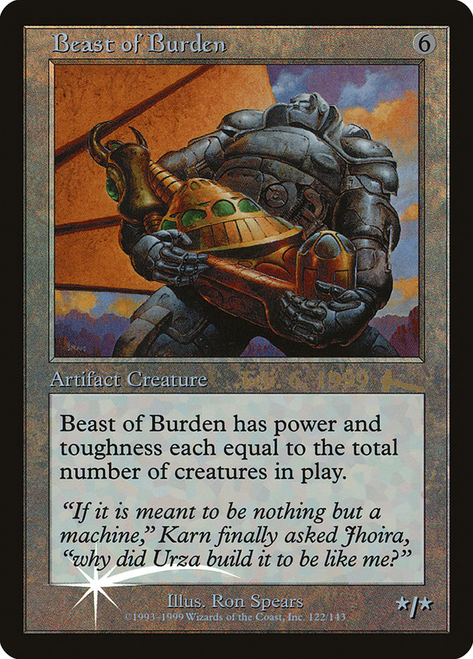 Beast of Burden (Urza's Legacy Promos #122)