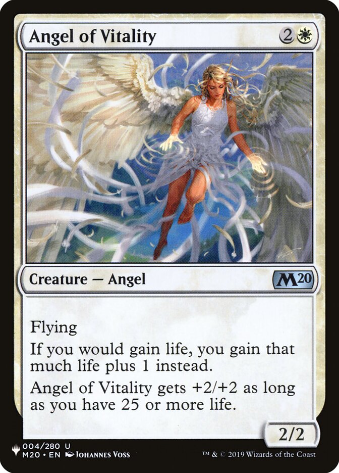 Angel of Vitality (The List #M20-4)