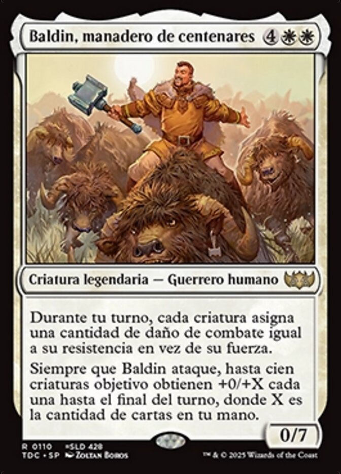Baldin, manadero de centenares