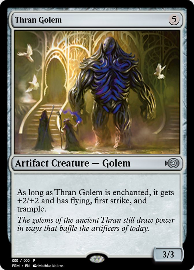 Thran Golem (Magic Online Promos #62433)