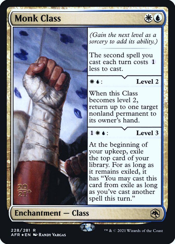 Monk Class (Adventures in the Forgotten Realms Promos #228s)