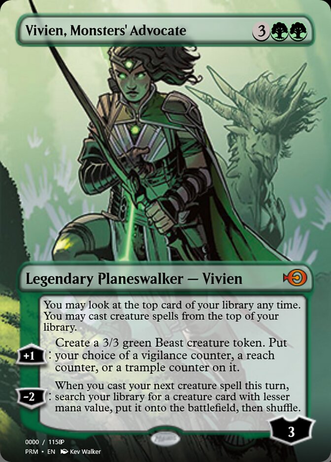 Vivien, Monsters' Advocate (Magic Online Promos #80799)