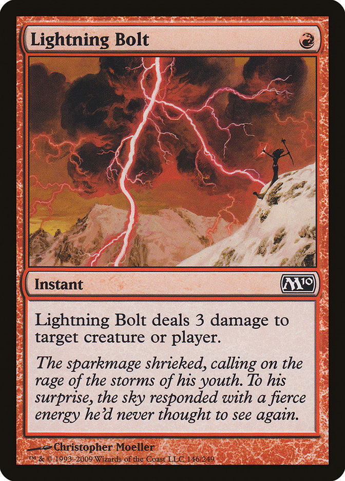 Lightning Bolt (Magic 2010 #146)