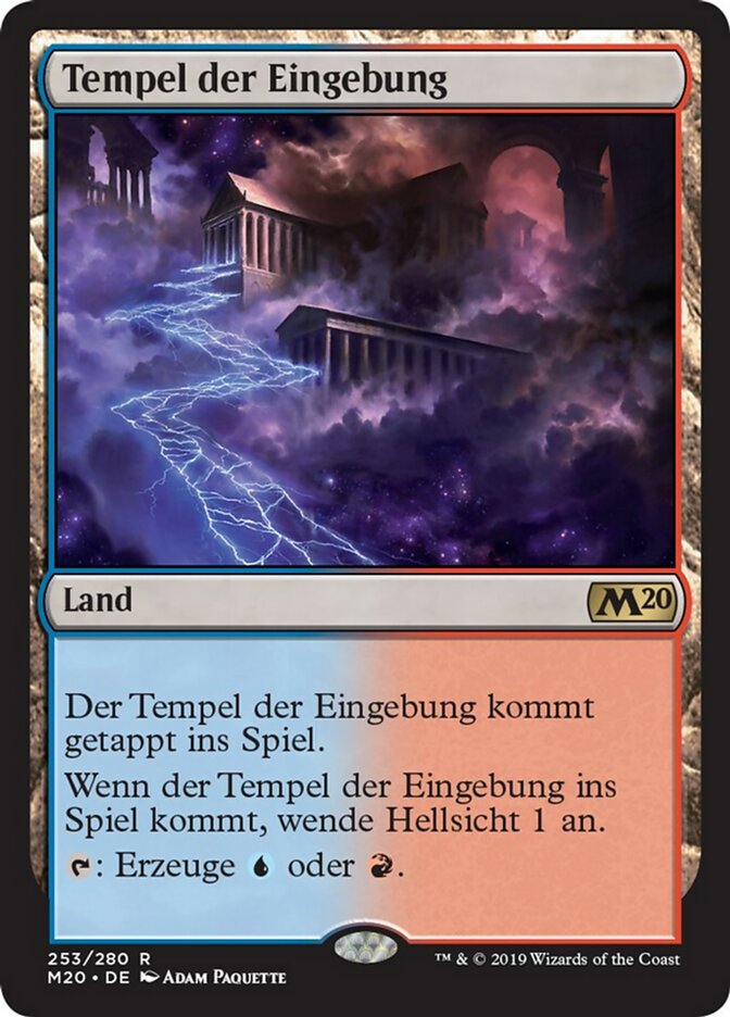 Temple of Epiphany (Core Set 2020 #253)