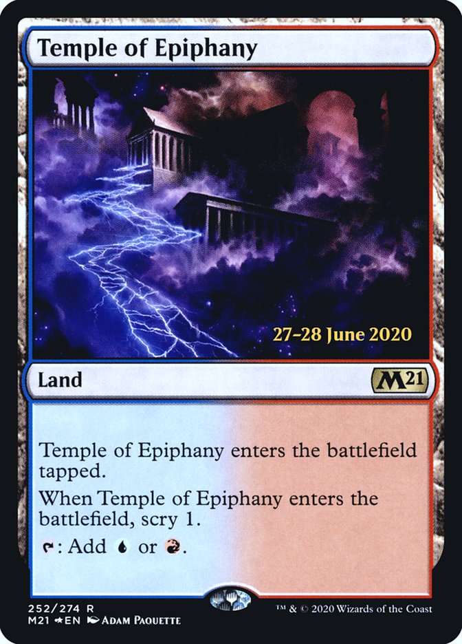 Temple of Epiphany (Core Set 2021 Promos #252s)