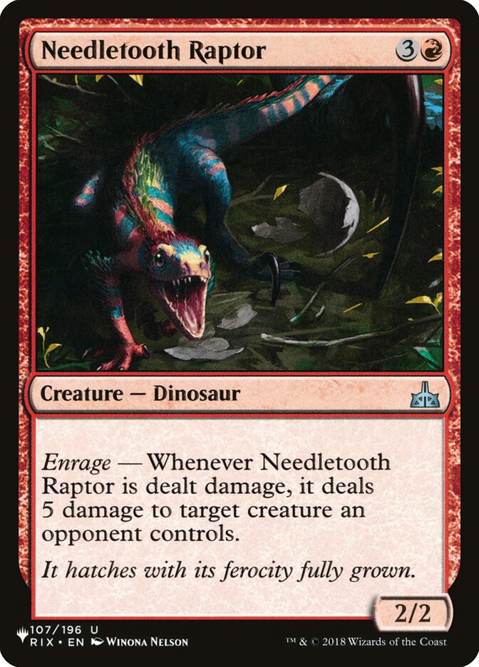 Needletooth Raptor (The List #RIX-107)