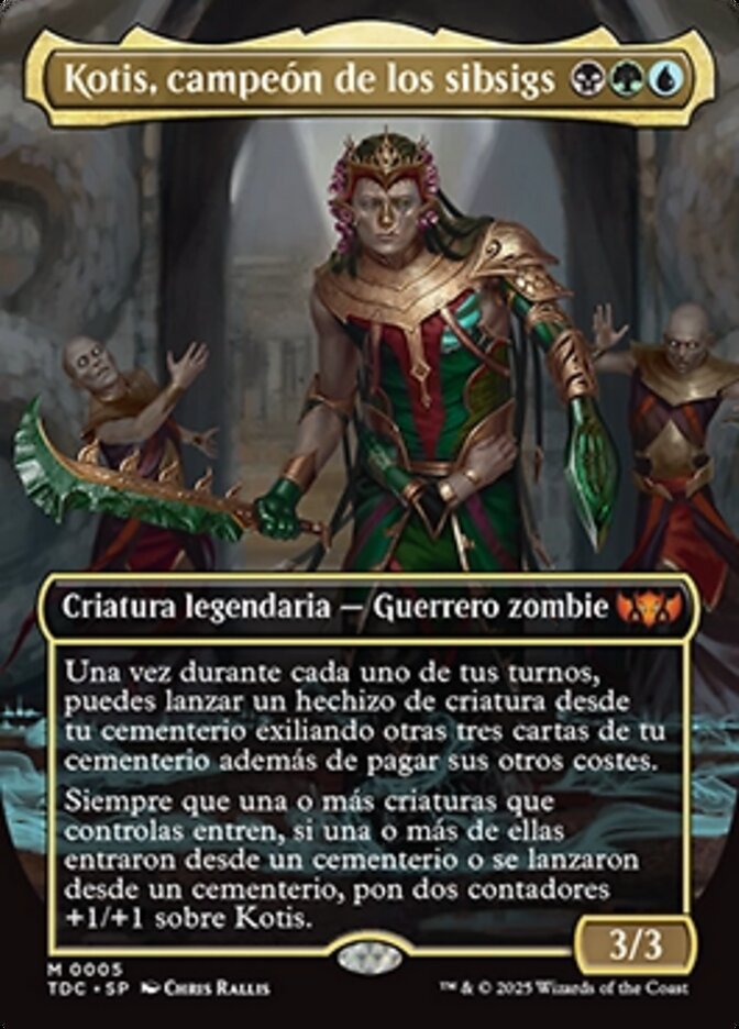 Kotis, campeón de los sibsigs