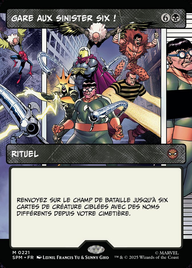 Gare aux Sinister Six !