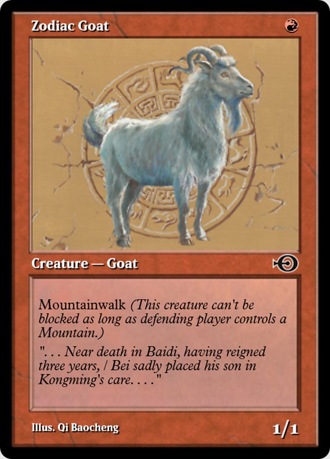 Zodiac Goat (Magic Online Promos #35098)