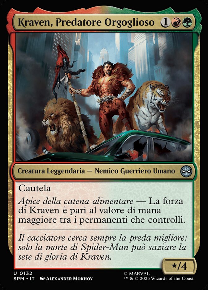 Kraven, Predatore Orgoglioso