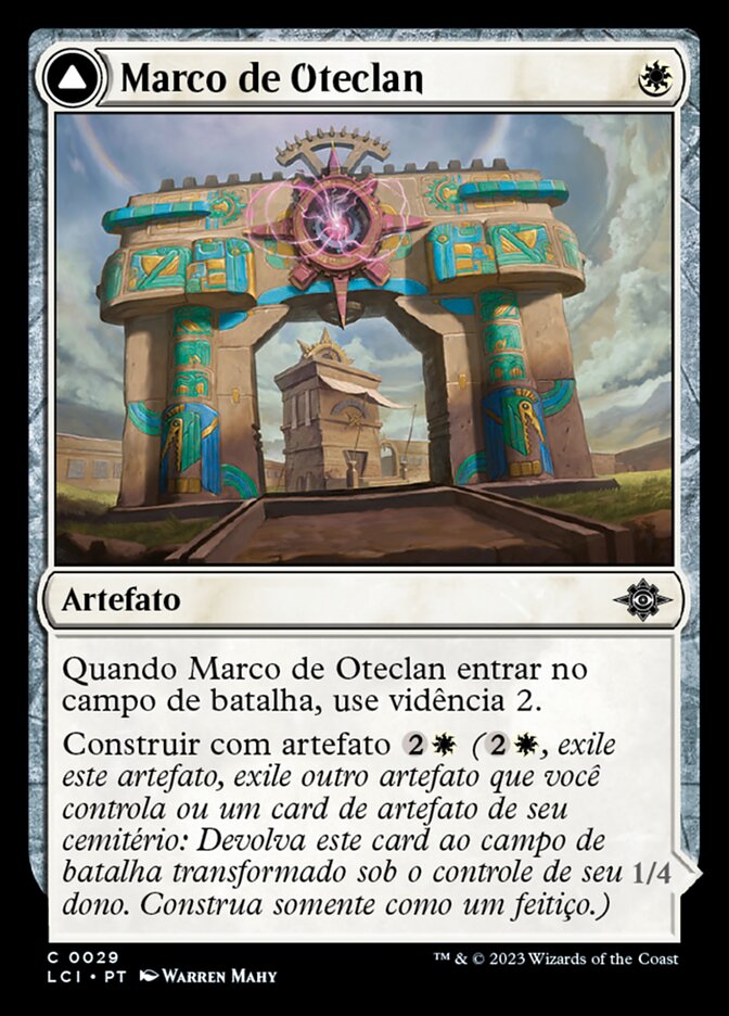 Oteclan Landmark // Oteclan Levitator (The Lost Caverns of Ixalan #29)