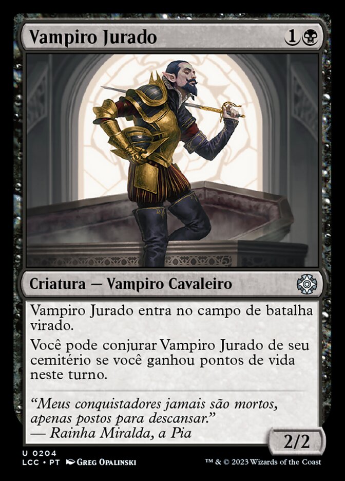 Oathsworn Vampire (The Lost Caverns of Ixalan Commander #204)