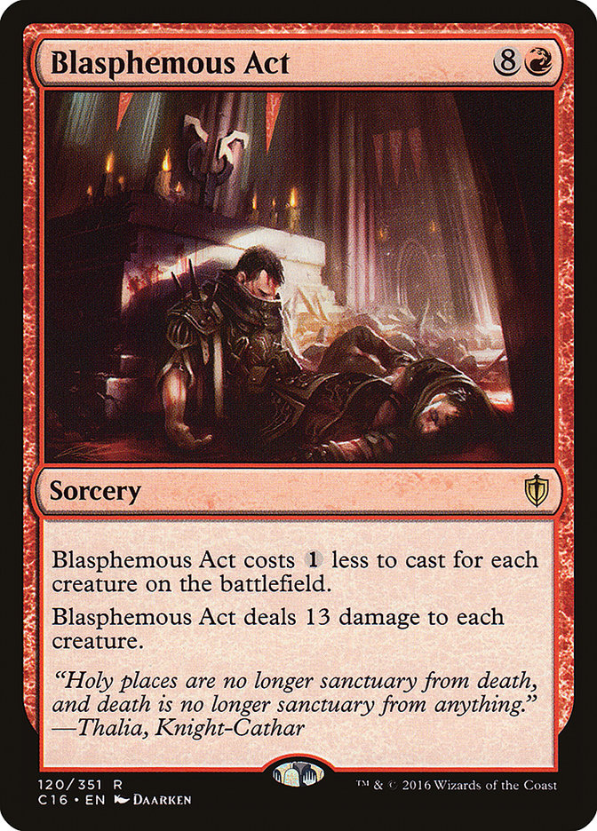 Blasphemous Act (Commander 2016 #120)