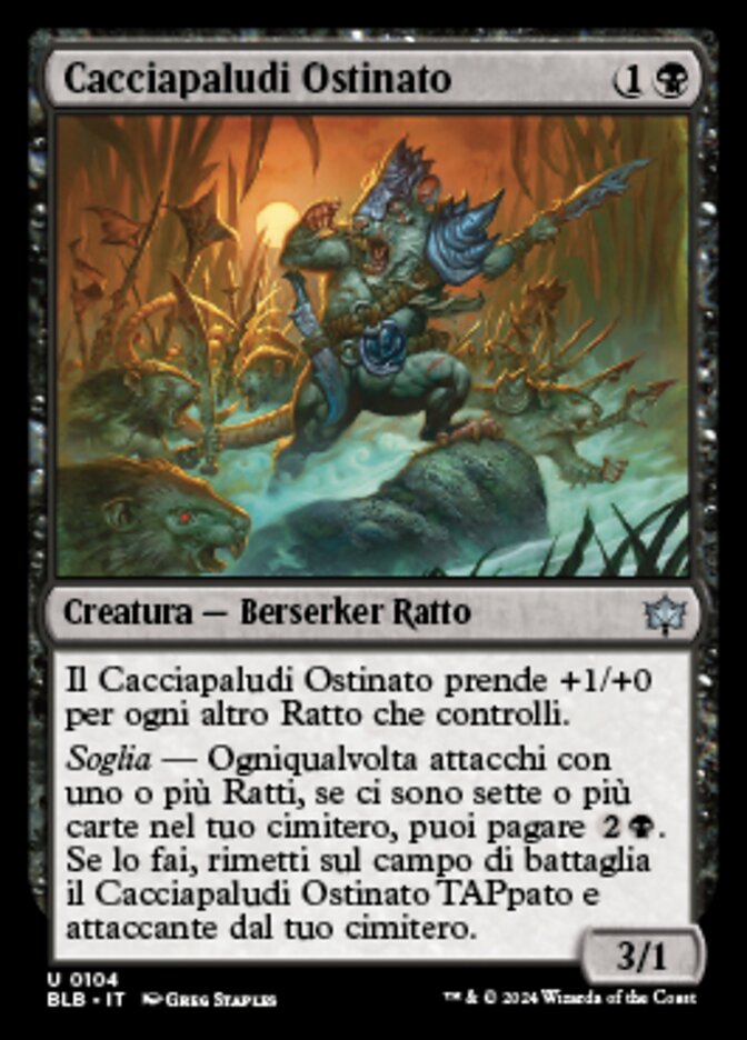 Cacciapaludi Ostinato