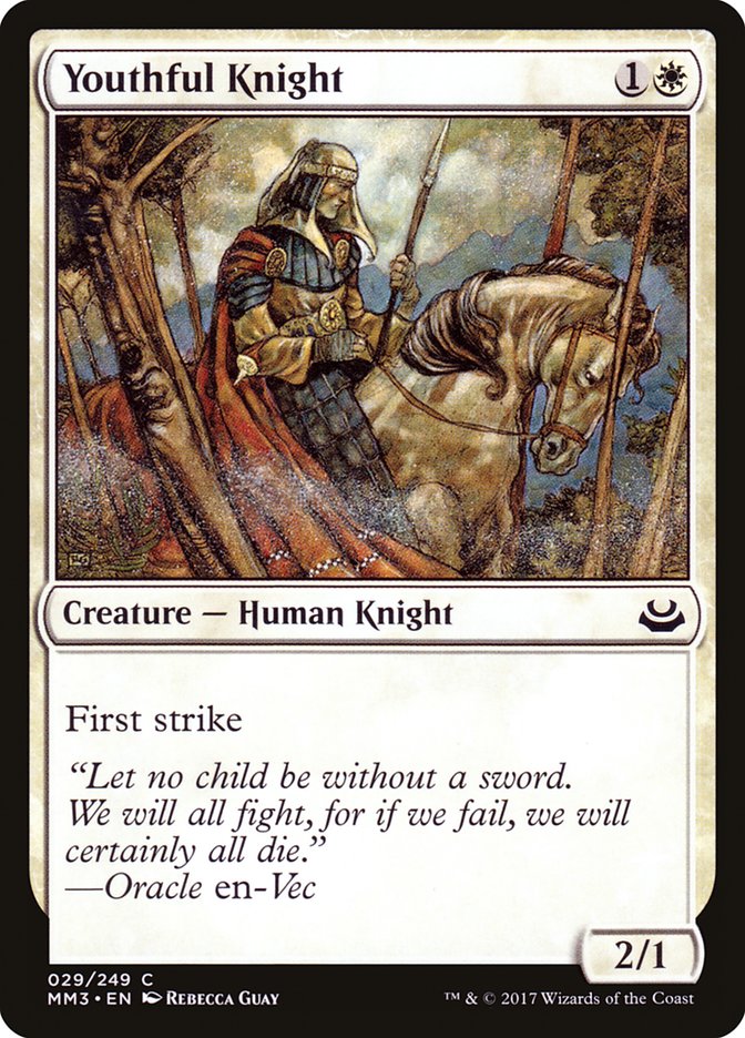 Youthful Knight (Modern Masters 2017 #29)
