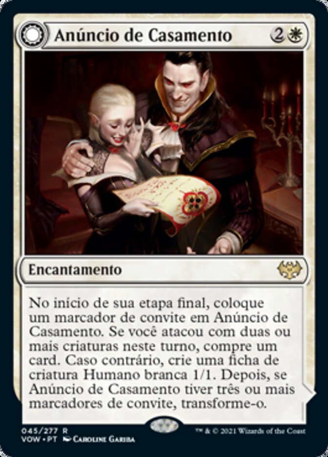Anúncio de Casamento