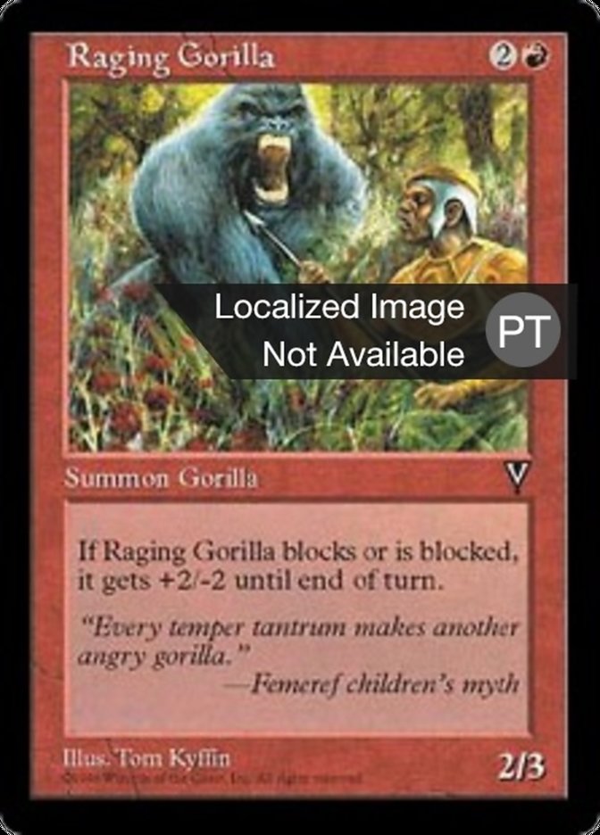Raging Gorilla (Visions #90)