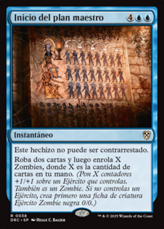 Inicio del plan maestro