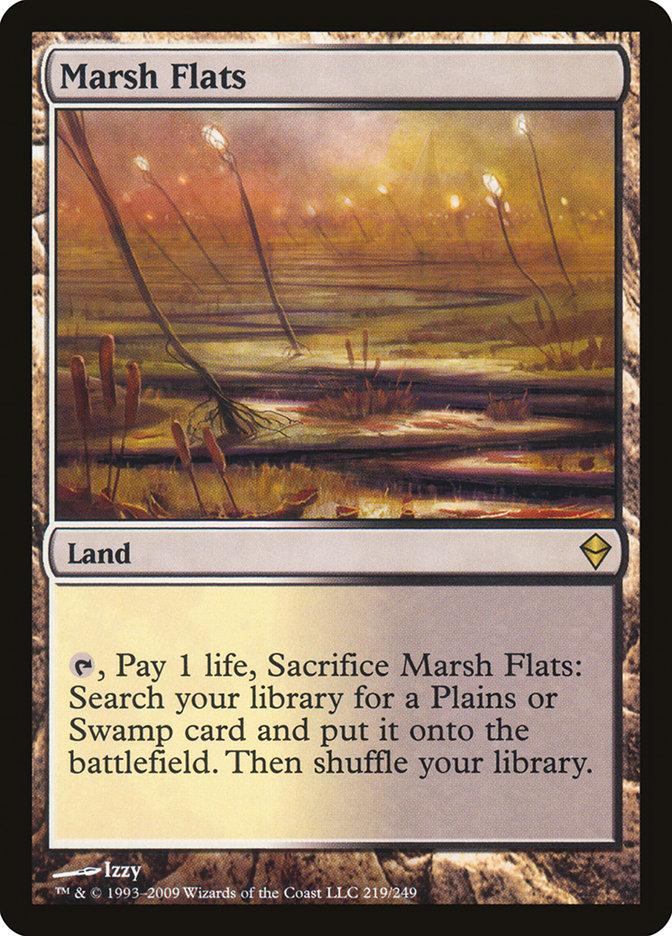 Marsh Flats (Zendikar #219)