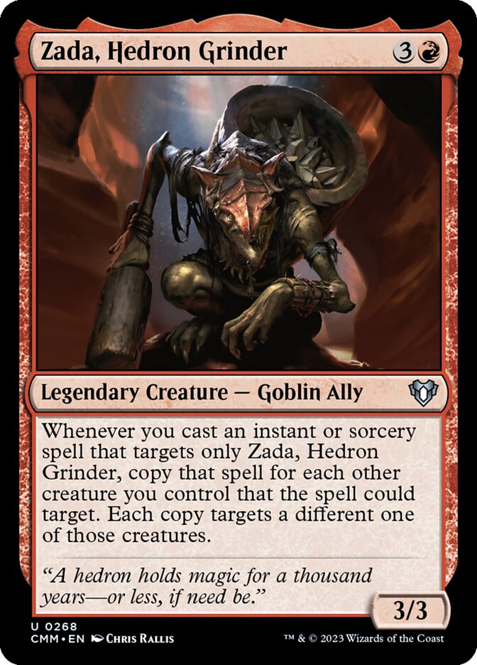 Zada, Hedron Grinder (Commander Masters #268)