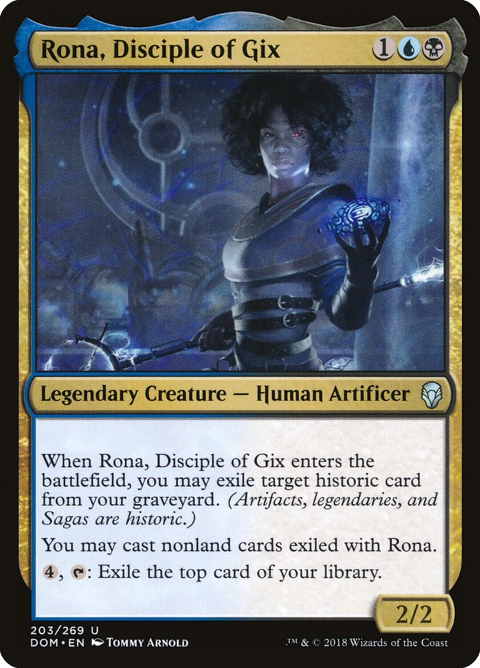 Rona, Disciple of Gix (Dominaria #203)