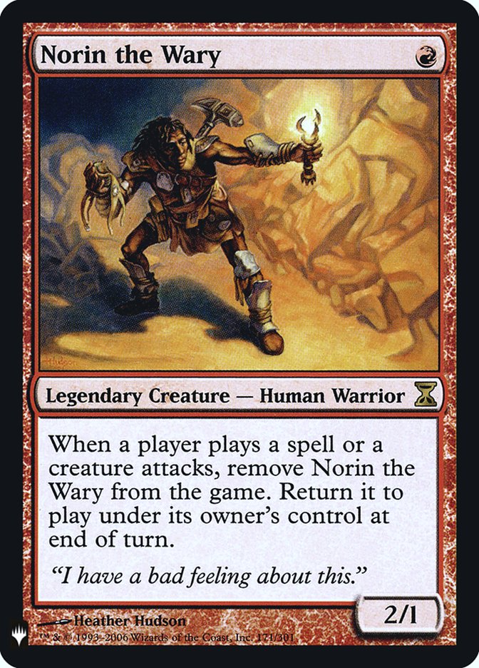 Norin the Wary (The List #TSP-171)