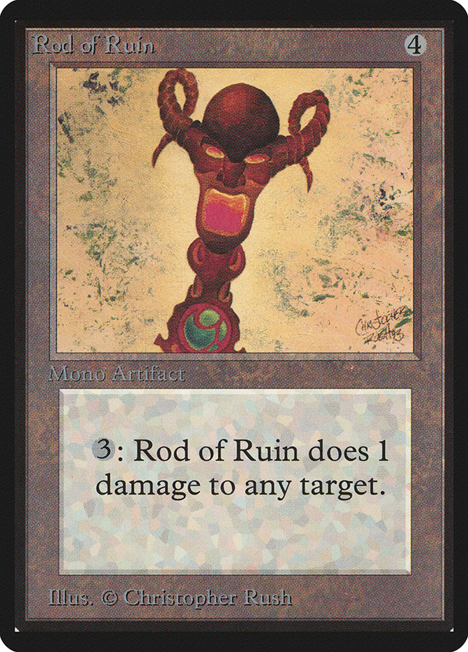 Rod of Ruin (Limited Edition Beta #269)