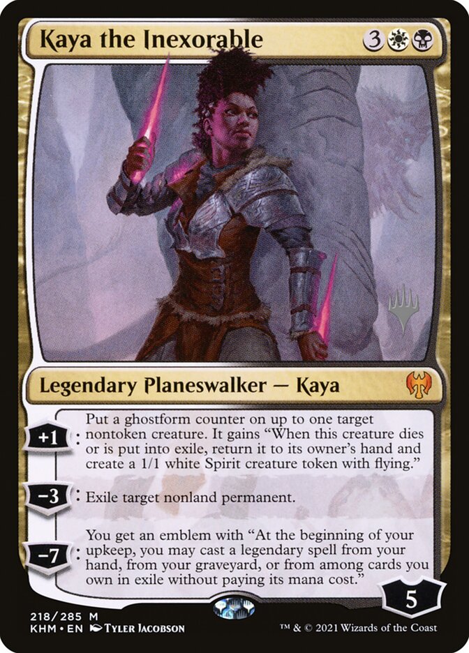 Kaya the Inexorable (Kaldheim Promos #218p)