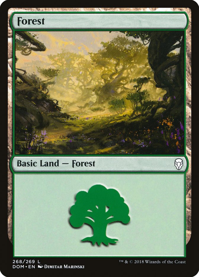 Forest (Dominaria #268)