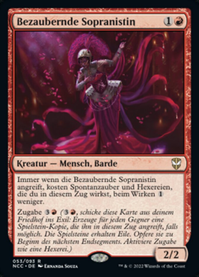 Bezaubernde Sopranistin
