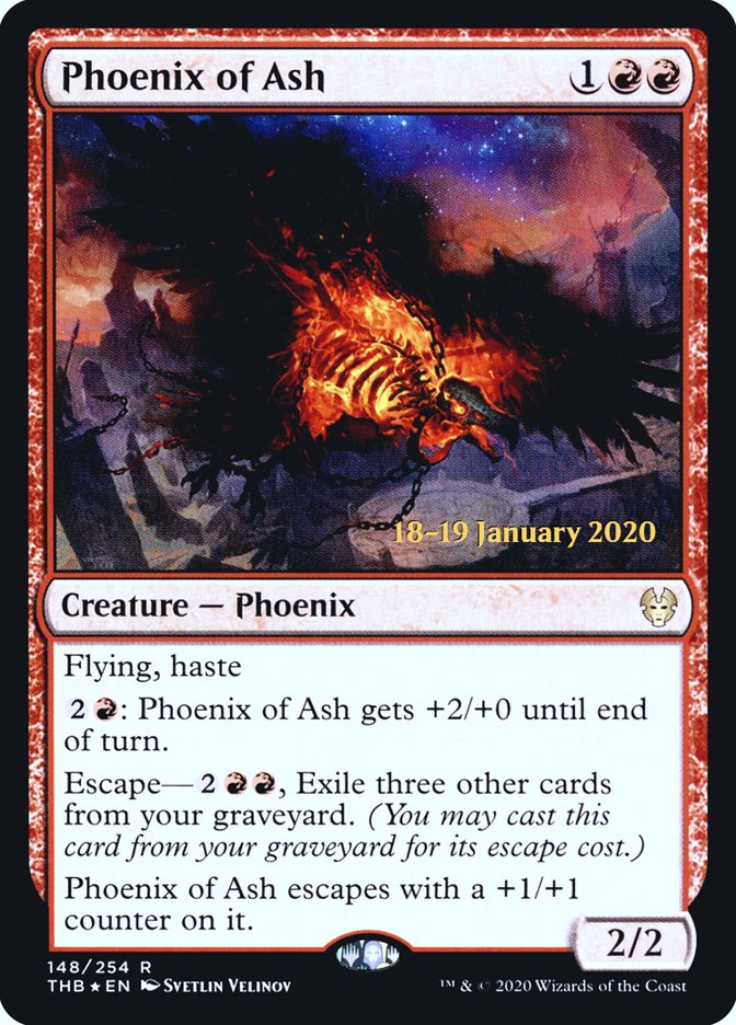 Phoenix of Ash (Theros Beyond Death Promos #148s)