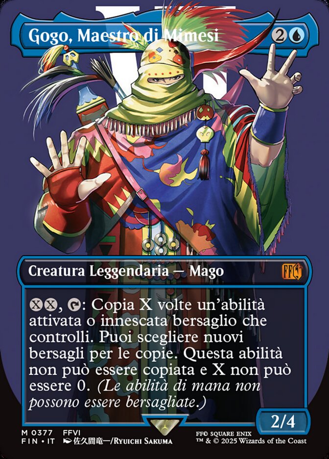Gogo, Maestro di Mimesi