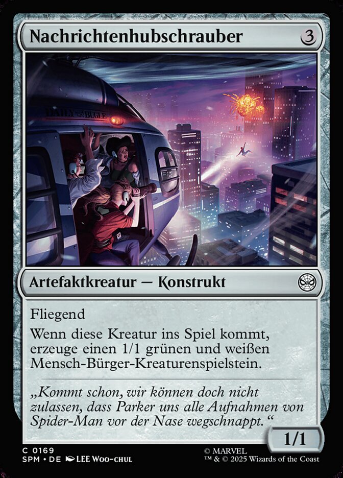 Nachrichtenhubschrauber