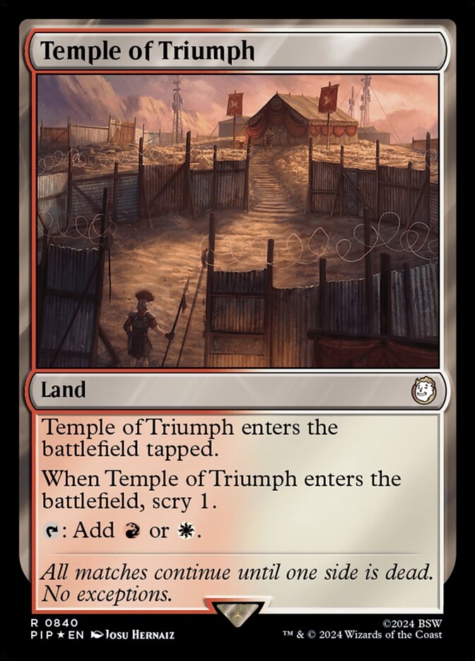 Temple of Triumph (Fallout #840)
