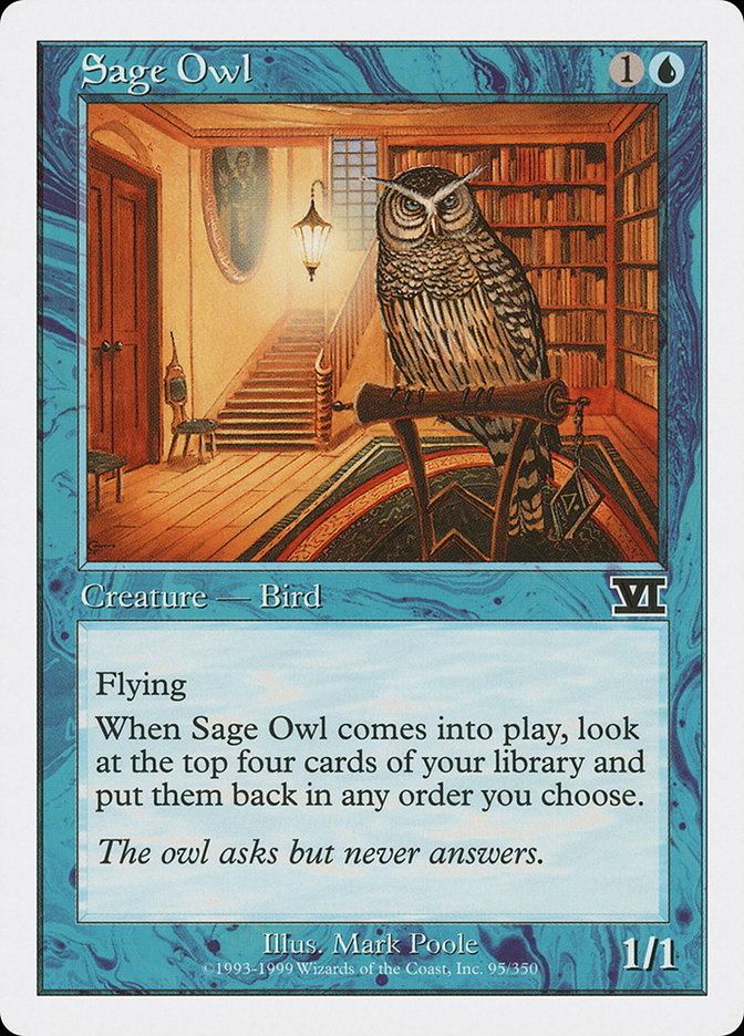 Sage Owl (Classic Sixth Edition #95)