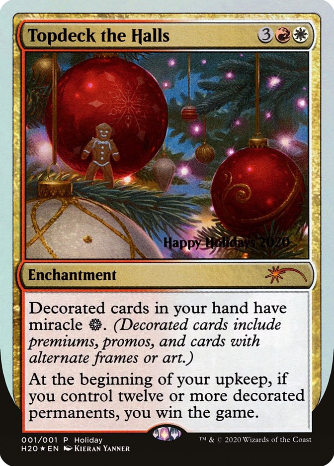 Topdeck the Halls · Happy Holidays (HHO) #20 · Scryfall Magic: The 