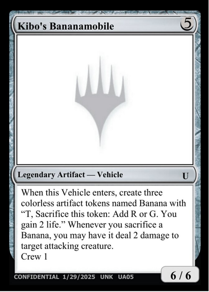 Kibo's Bananamobile MTG card