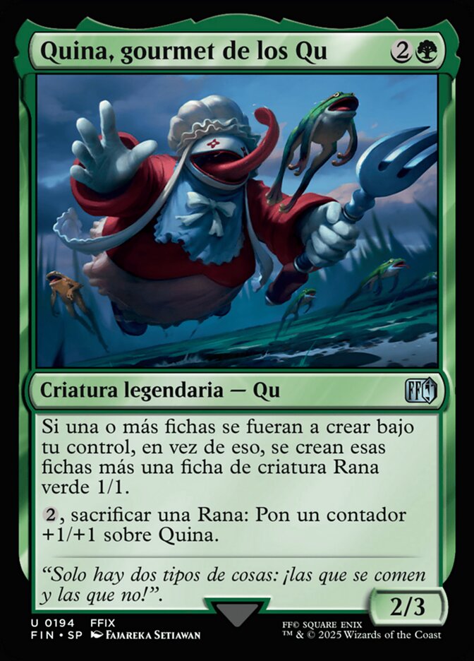 Quina, gourmet de los Qu