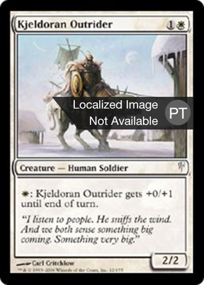 Kjeldoran Outrider (Coldsnap #12)