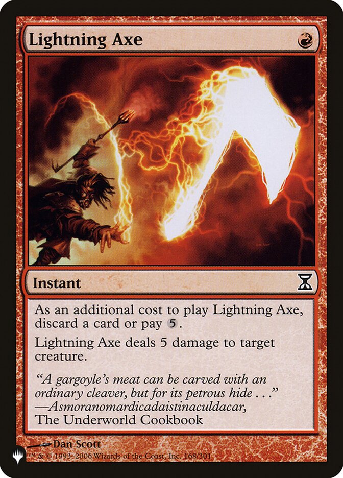 Lightning Axe (The List #428)