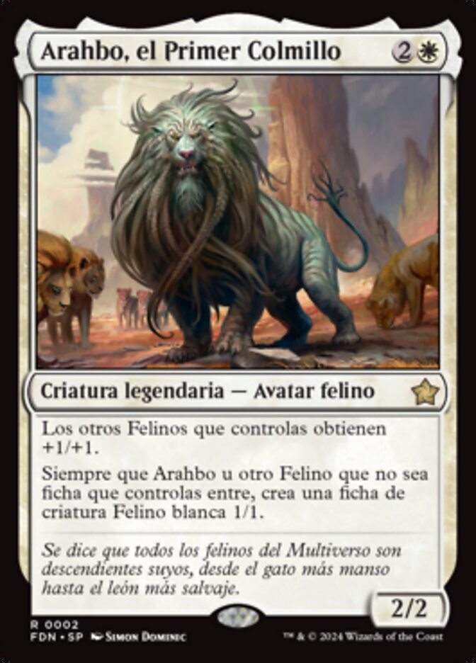 Arahbo, el Primer Colmillo