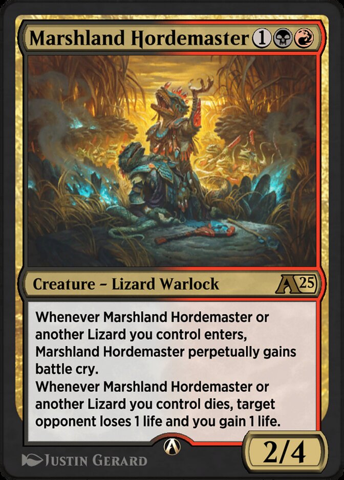 Marshland Hordemaster (Alchemy: Bloomburrow #27)