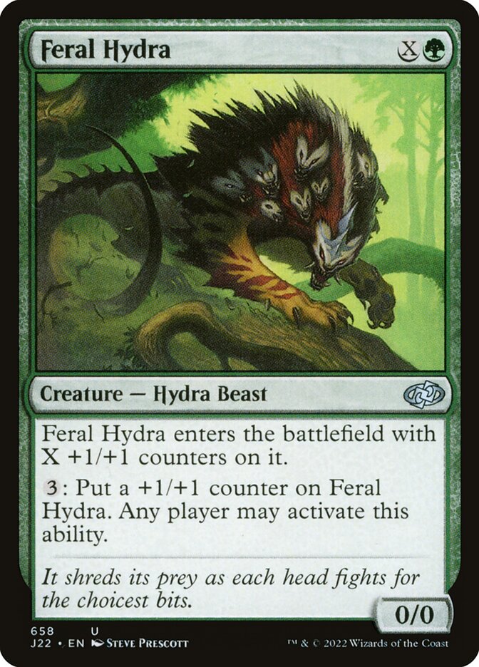 Feral Hydra (Jumpstart 2022 #658)