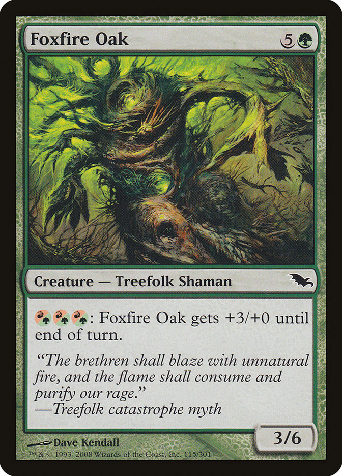 Foxfire Oak (Shadowmoor #115)